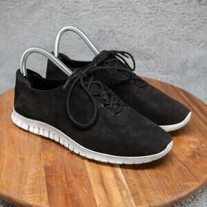 Cole Haan ZeroGrand‎ Women's Modern Oxford/Sneaker, Black Fabric Sz 7.5 B